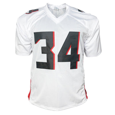Ray-Ray McCloud Signed Atlanta White Football Jersey (Beckett)