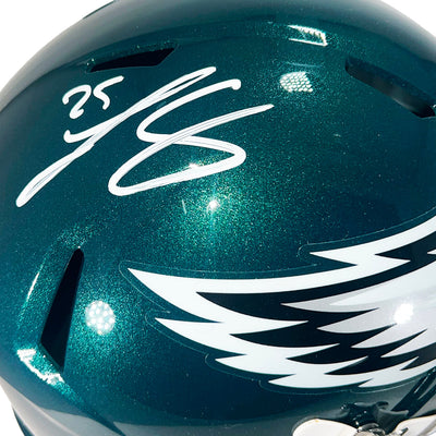 LeSean McCoy Signed Philadelphia Eagles Speed Full-Size Replica Football Helmet (Beckett)