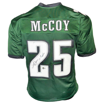 LeSean McCoy Signed Philadelphia Green Football Jersey (JSA)
