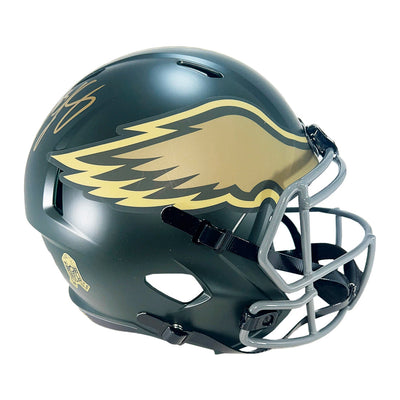LeSean McCoy Signed Philadelphia Eagles Salute 2025 Full-Size Replica Football Helmet (Beckett)