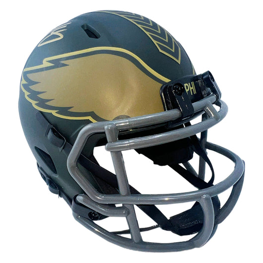 LeSean McCoy Signed Philadelphia Eagles Salute 2025 Mini Football Helmet (Beckett)
