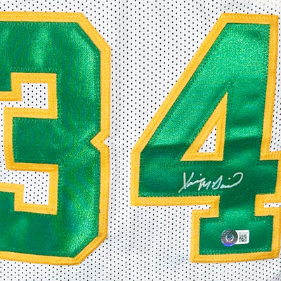 Xavier McDaniel Signed Seattle White Basketball Jersey (Beckett)