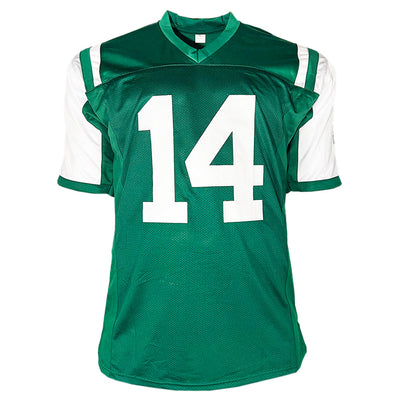 Greg McElroy Signed New York Green Football Jersey (JSA)