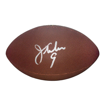Jim McMahon Signed Chicago Bears Wilson Official NFL Replica Football (Beckett)
