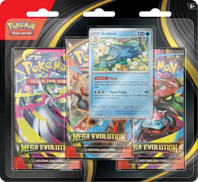 Mega Evolution 3-Pack Blister Packs & Cases