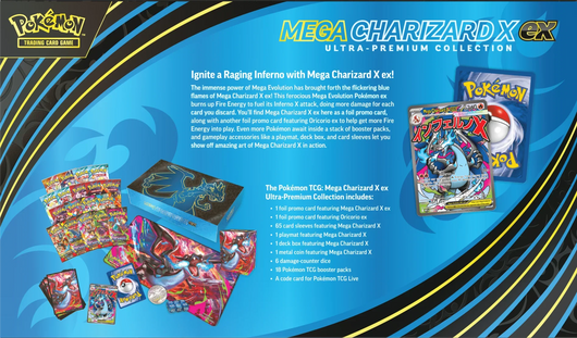 Mega Charizard X ex Ultra Premium Collection (Phantasmal Flames)