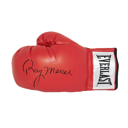 Ray Mercer Autographed Red Boxing Glove (JSA)