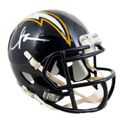 Anthony Miller Signed San Diego Chargers Throwback 88-06 Speed Mini Football Helmet (JSA)