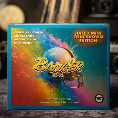 Juiced Autographed Mini Helmet Banger Box - Series 4