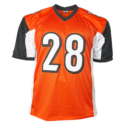 Joe Mixon Signed Cincinnati Vapor Limited Orange Football Jersey (JSA)
