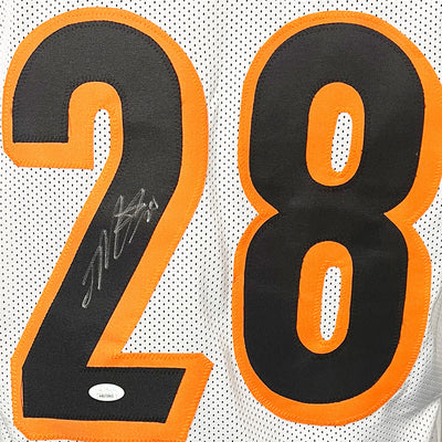 Joe Mixon Signed Cincinnati White Football Jersey (JSA)
