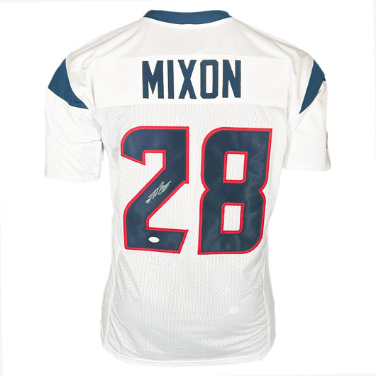Joe Mixon Signed Houston White Football Jersey (JSA)