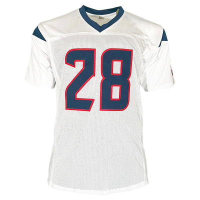 Joe Mixon Signed Houston White Football Jersey (JSA)
