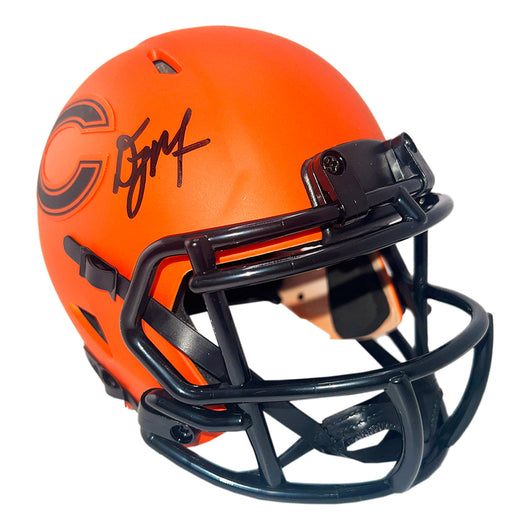 DJ Moore Signed Chicago Bears Rave Mini Football Helmet (JSA)
