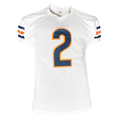 DJ Moore Signed Chicago White Game Style Football Jersey (JSA)