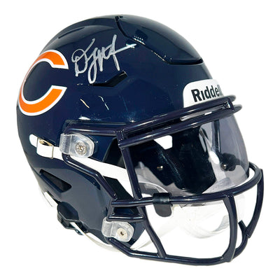 DJ Moore Signed Chicago Bears Midi SpeedFlex Football Helmet (JSA)