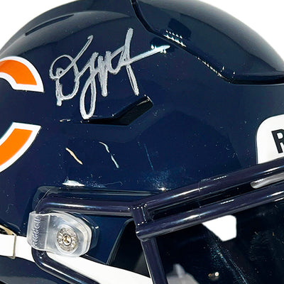 DJ Moore Signed Chicago Bears Midi SpeedFlex Football Helmet (JSA)