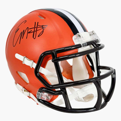 Elijah Moore Signed Cleveland Browns Speed Mini Football Helmet (JSA)