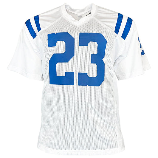 Kenny Moore II Signed Indianapolis White Football Jersey (Beckett)