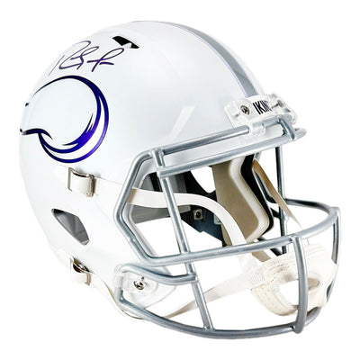 Randy Moss Signed Minnesota Vikings Speed 2024 Full-Size Replica Football Helmet (Beckett)