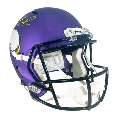 Randy Moss Signed Minnesota Vikings Speed Full-Size Replica Football Helmet (Beckett)