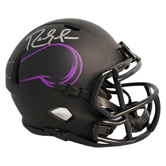 Randy Moss Signed Minnesota Vikings Eclipse Speed Mini Football Helmet (Beckett)