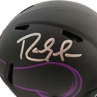 Randy Moss Signed Minnesota Vikings Eclipse Speed Mini Football Helmet (Beckett)