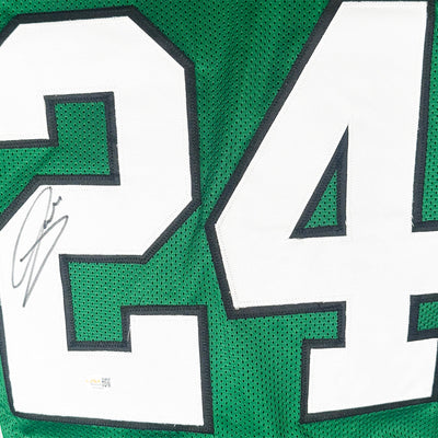 Andrew Mukuba Signed Philadelphia Green Football Jersey (Beckett)