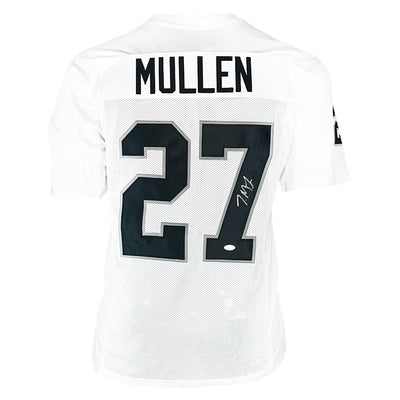 Trayvon Mullen Signed Las Vegas White Football Jersey (JSA)