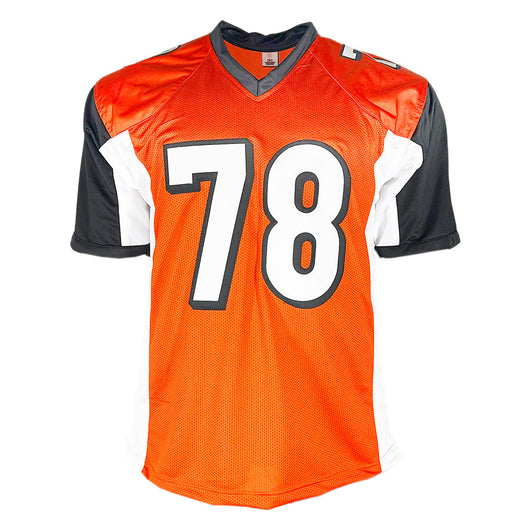 Anthony Munoz Signed Cincinnati Orange Football Jersey (Beckett)
