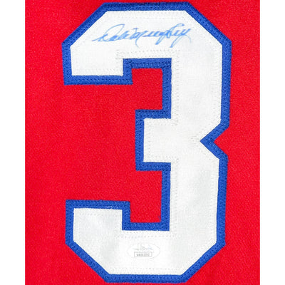 Dale Murphy Signed Blue Ink Atlanta Red Throwback Baseball Jersey (JSA)