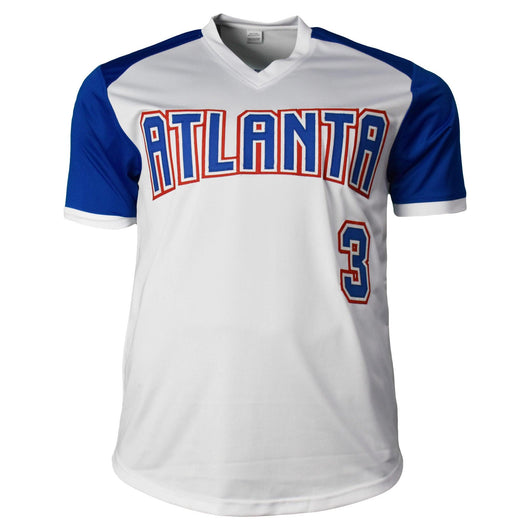 Dale Murphy Signed Atlanta White Baseball Throwback Jersey (JSA)