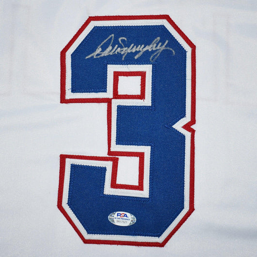 Dale Murphy Signed Atlanta White Baseball Throwback Jersey (JSA)