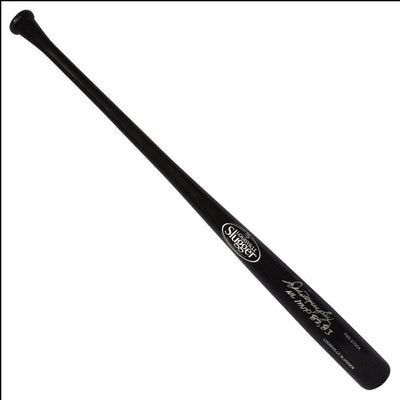 Dale Murphy Signed NL MVP 82-83 Inscription Louisville Slugger Official MLB Black Baseball Bat (JSA)