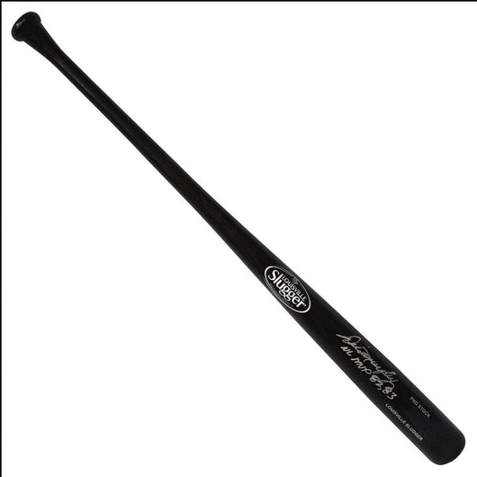 Dale Murphy Signed NL MVP 82-83 Inscription Louisville Slugger Official MLB Black Baseball Bat (JSA)