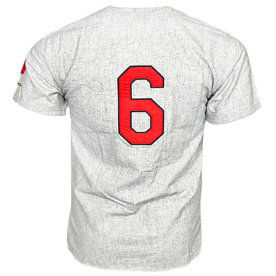 Stan Musial Signed HOF 69 Inscription Authentic St. Louis Cardinals Grey Mitchell & Ness Baseball Jersey (PSA)