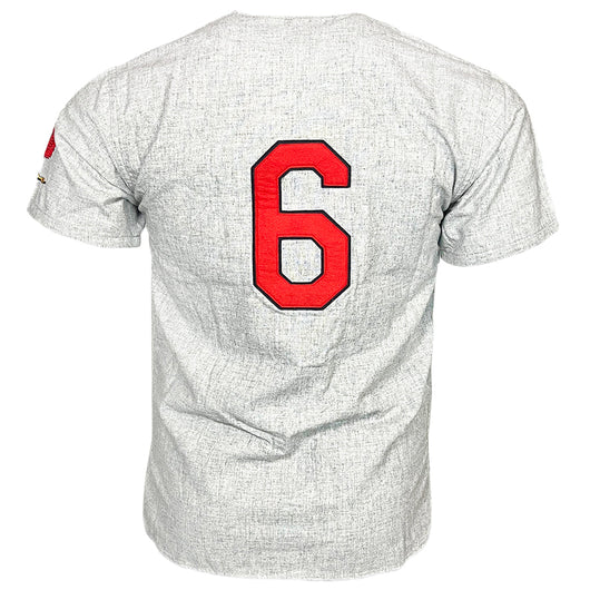 Stan Musial Signed HOF 69 Inscription Authentic St. Louis Cardinals Grey Mitchell & Ness Baseball Jersey (PSA)