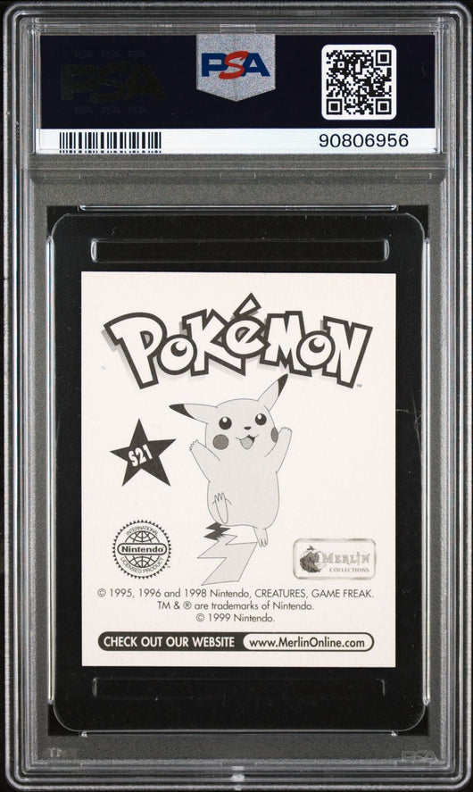 PSA (MINT 9) Eevee - Prism #S21 - Merlin Pokémon (#90806956)
