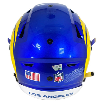 Puka Nacua Signed Los Angeles Rams Authentic SpeedFlex Full-Size Football Helmet (Fanatics)