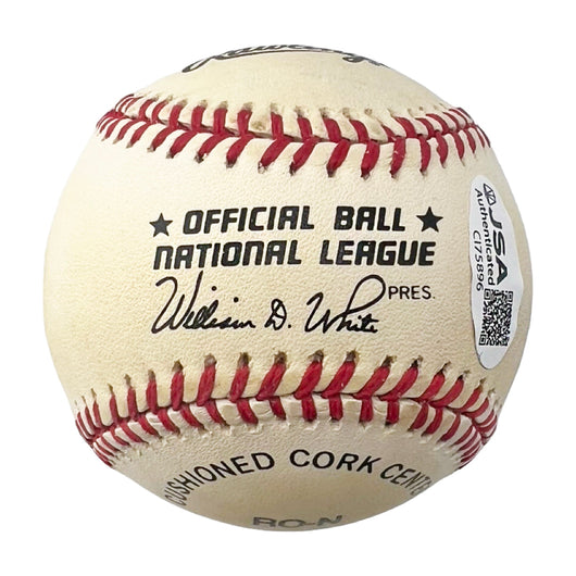 Don Newcombe Signed Rawlings Official Major League Baseball (JSA)