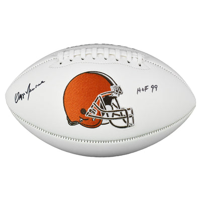 Ozzie Newsome Signed HOF 99 Cleveland Browns Official Logo Football (JSA)