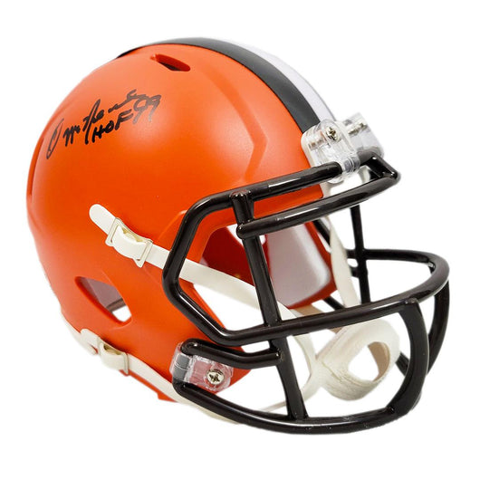 Ozzie Newsome Signed Cleveland Browns Speed Mini Football Helmet HOF 99(JSA)
