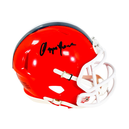 Ozzie Newsome Signed Cleveland Browns Throwback 75-05 Speed Mini Football Helmet (JSA)