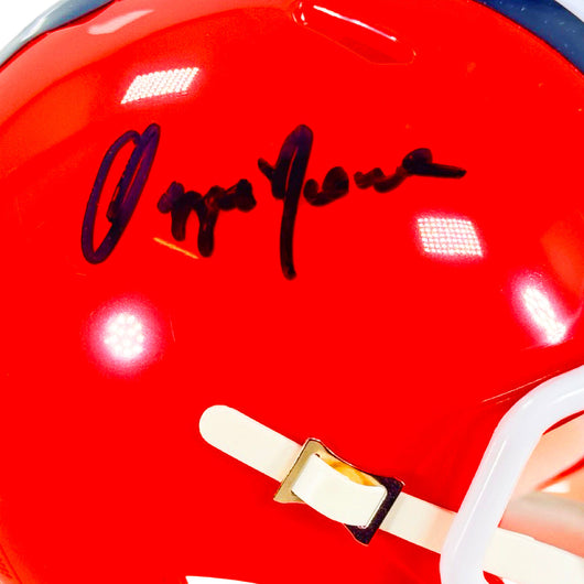 Ozzie Newsome Signed Cleveland Browns Throwback 75-05 Speed Mini Football Helmet (JSA)