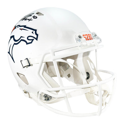 Bo Nix Signed Denver Broncos Authentic Alt 2024 Speed Full-Size Football Helmet (Beckett)