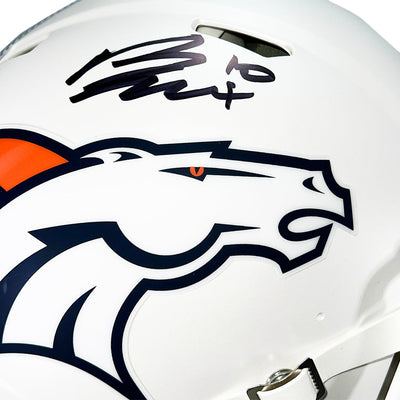 Bo Nix Signed Denver Broncos Authentic Alt 2024 Speed Full-Size Football Helmet (Beckett)