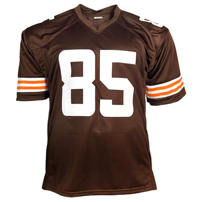 David Njoku Abbreviated Sig Cleveland Football Jersey Brown (JSA)