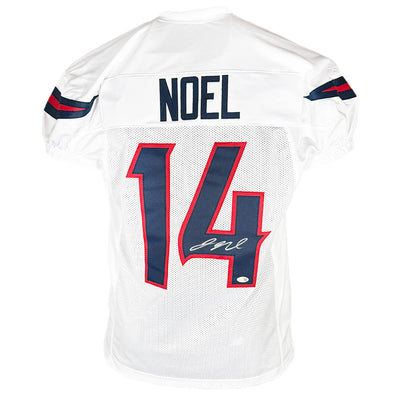 Jaylin Noel Signed Houston White Game Style Football Jersey (JSA)