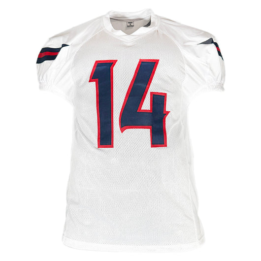 Jaylin Noel Signed Houston White Game Style Football Jersey (JSA)