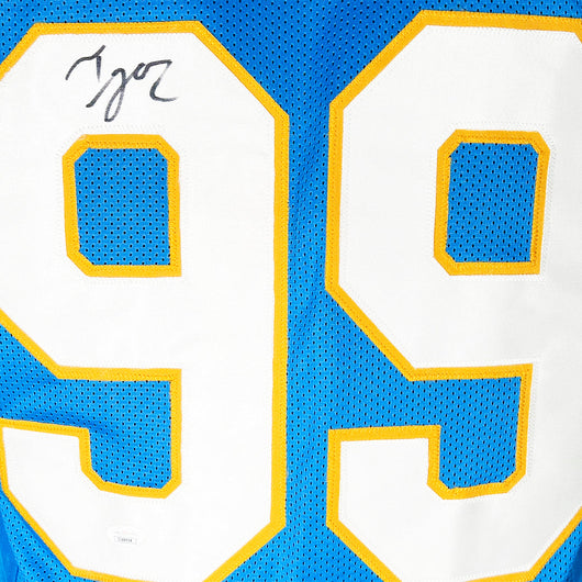 Igor Olshansky Signed San Diego Light Blue Football Jersey (JSA)